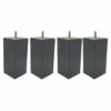4 Pieds Carrés Bois Anthracite 2 4 Pieds Carrés Bois Anthracite -Doublures De Lit Soldes 2024 dtlmca70150begthx4 fond blanc