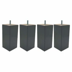 4 Pieds Carrés Bois Anthracite