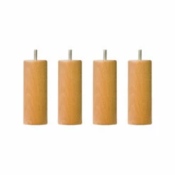 4 Pieds Cylindriques Bois -Doublures De Lit Soldes 2024 dtlmcy55150be00x4 fond blanc 1 3