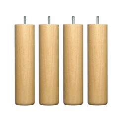 4 Pieds Cylindriques Bois -Doublures De Lit Soldes 2024 dtlmcy55250be00x4 fond blanc 1 3