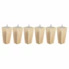 6 Pieds Fuseau Tronqué Bois Naturel 15 Cm -Doublures De Lit Soldes 2024 dtlmfc50145be00x6 fond blanc