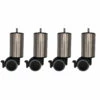 4 Pieds Cylindriques Inox à Roulette Pivotante Et Frein 15 Cm 1 4 Pieds Cylindriques Inox à Roulette Pivotante Et Frein 15 Cm -Doublures De Lit Soldes 2024 dtlmsar60150bex4 fond blanc