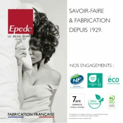 Matelas Epeda Ressorts Ensachés, Mémoire De Forme Et Laine L’Escapade 13 Matelas Epeda Ressorts Ensachés, Mémoire De Forme Et Laine L’Escapade -Doublures De Lit Soldes 2024 e de 2023 vignette 733x733 engagement eco