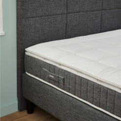 Ensemble Boxspring Surmatelas + Matelas + Sommier + Tête De Lit + Pieds Gris Chiné Epeda ENCHANTEUR 26 Ensemble Boxspring Surmatelas + Matelas + Sommier + Tête De Lit + Pieds Gris Chiné Epeda ENCHANTEUR -Doublures De Lit Soldes 2024 e de boxspring enchanteur gris chine ensemble zoom 02