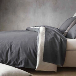 Parure De Lit Écorce Carbone/lin -Doublures De Lit Soldes 2024 ecorce carbone lin 2