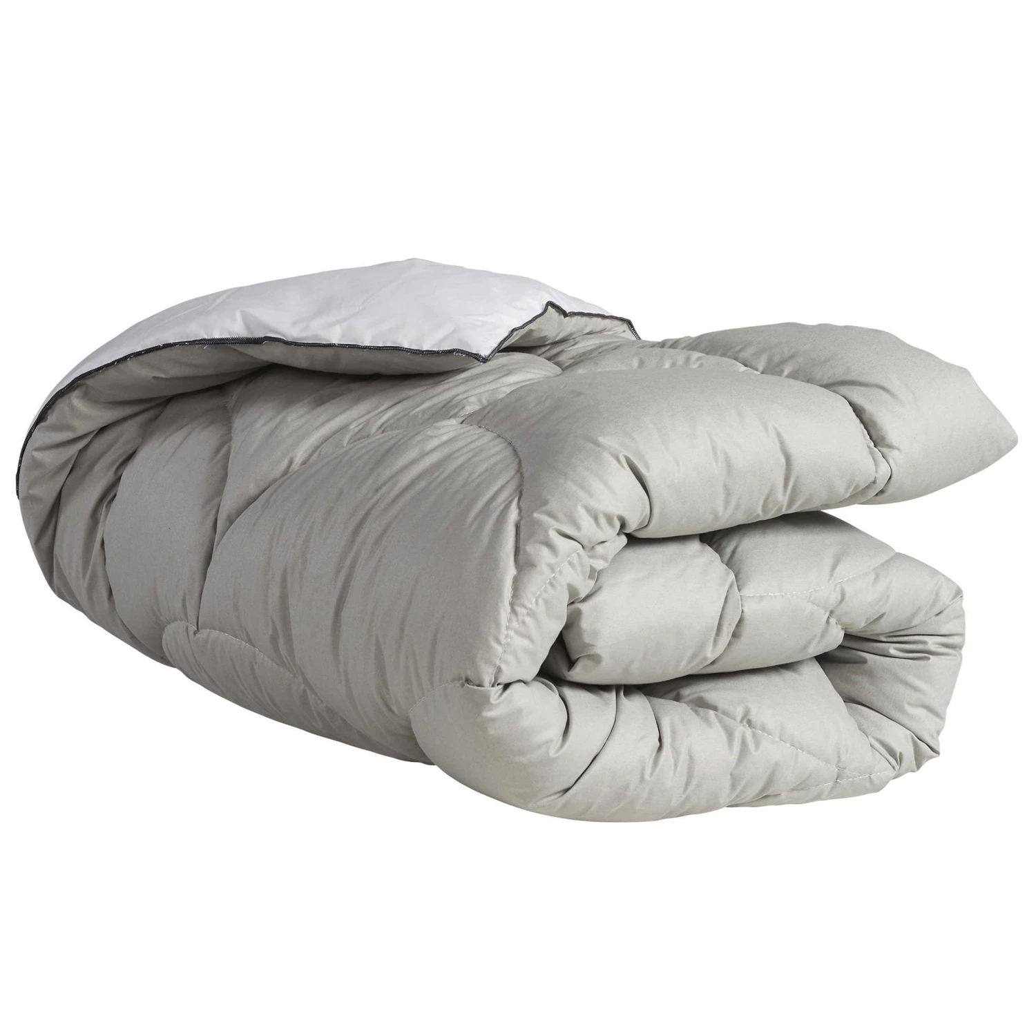 Édredon Gonflant Bicolore Blanc-gris Terre De Nuit 3 Édredon Gonflant Bicolore Blanc-gris Terre De Nuit