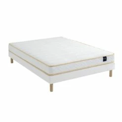 Ensemble Matelas Mousse, Sommier Lune Et Pieds Aurore 300 - SOMEO