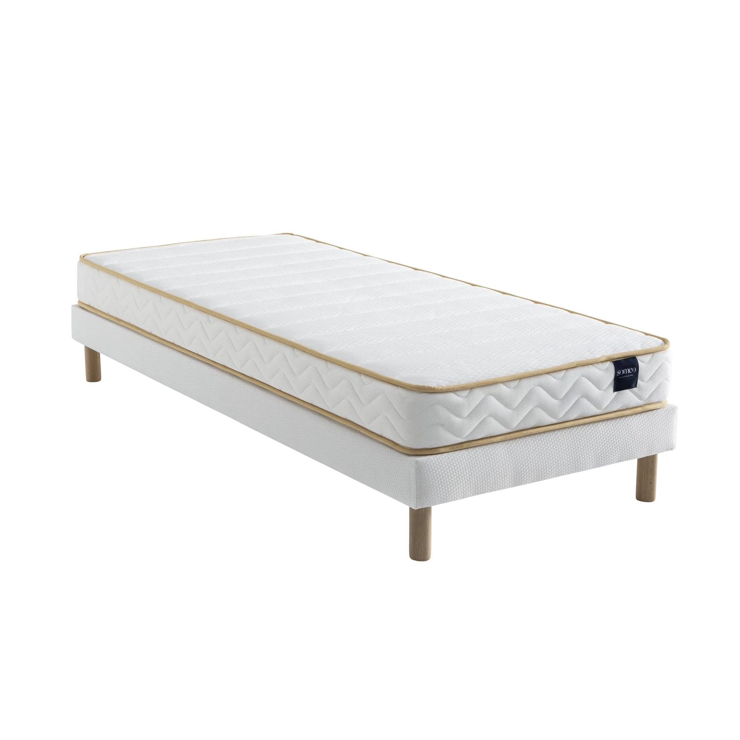 Ensemble Matelas Mousse, Sommier Lune Et Pieds Aurore 300 - SOMEO 11 Ensemble Matelas Mousse, Sommier Lune Et Pieds Aurore 300 - SOMEO – Image 9