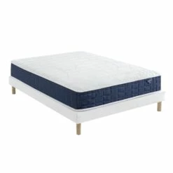 Ensemble Matelas Ressorts, Sommier Lune Et Pieds Rêve 400 - SOMEO
