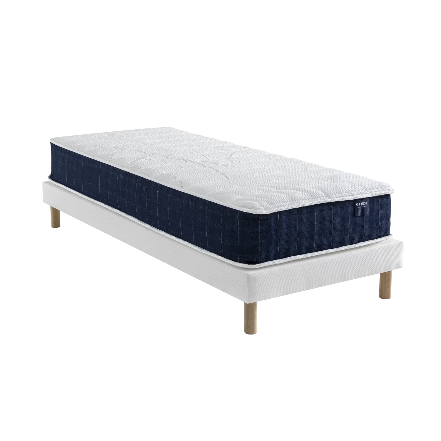 Ensemble Matelas Ressorts, Sommier Lune Et Pieds Rêve 400 - SOMEO 11 Ensemble Matelas Ressorts, Sommier Lune Et Pieds Rêve 400 - SOMEO – Image 9