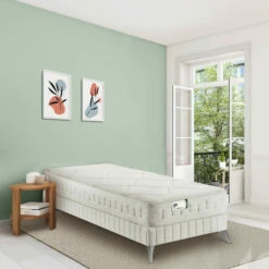 Matelas Simmons Ressorts Ensachés, Mousse, Lin Et Fibres Recyclées F1rst FR.2 17 Matelas Simmons Ressorts Ensachés, Mousse, Lin Et Fibres Recyclées F1rst FR.2 -Doublures De Lit Soldes 2024 ens simmons first2 1place 3 4 ambiance