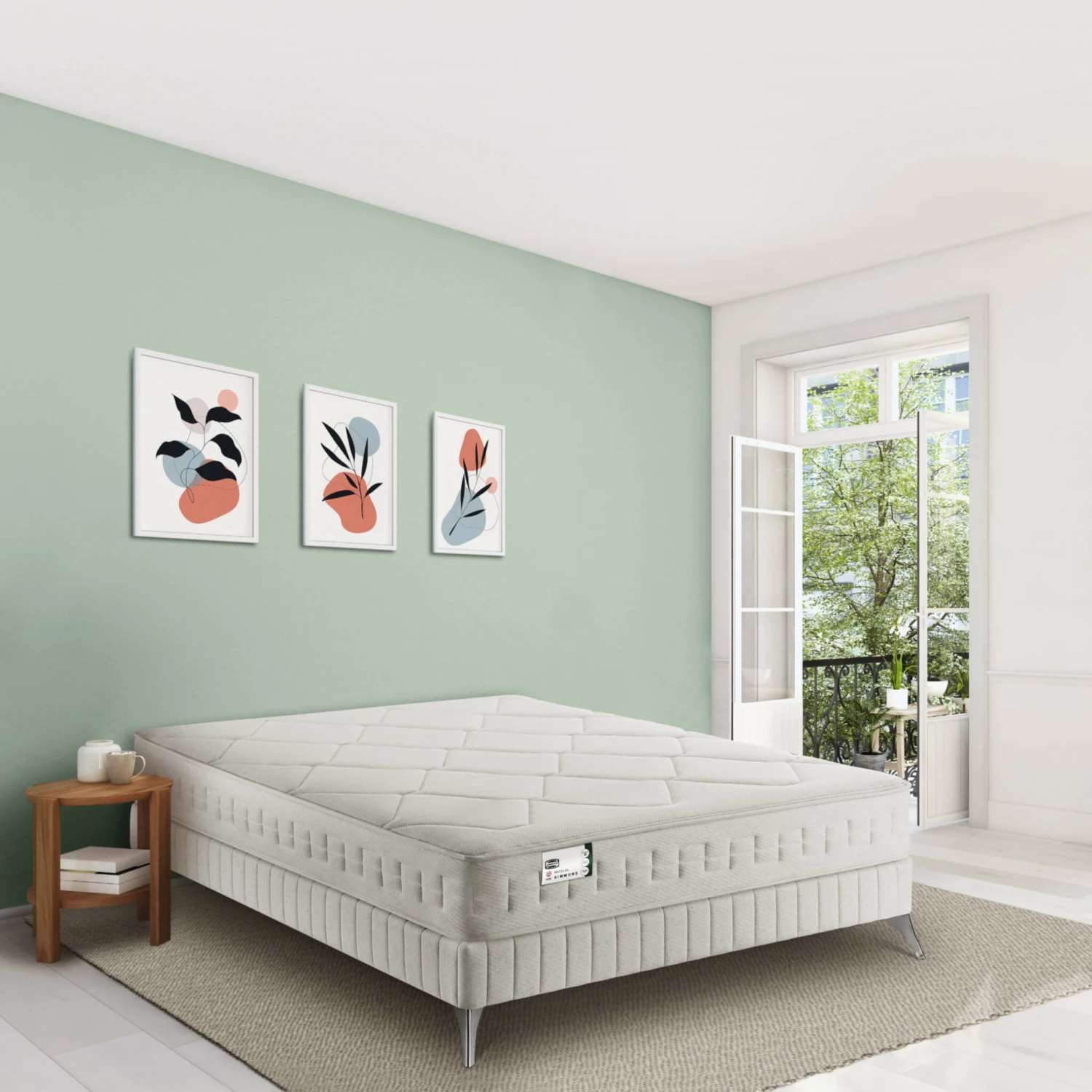 Matelas Simmons Ressorts Ensachés, Mousse, Lin Et Fibres Recyclées F1rst FR.2 7 Matelas Simmons Ressorts Ensachés, Mousse, Lin Et Fibres Recyclées F1rst FR.2 – Image 5