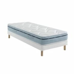 Ensemble Matelas Mémoire De Forme, Sommier Lune Et Pieds Songe 500 - SOMEO 26 Ensemble Matelas Mémoire De Forme, Sommier Lune Et Pieds Songe 500 - SOMEO -Doublures De Lit Soldes 2024 ens songe 500 niagara 90x 3 4 fond blanc