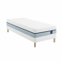 Ensemble Matelas Mémoire De Forme, Sommier Constellation Et Pieds Songe 600 - SOMEO -Doublures De Lit Soldes 2024 ens songe 600 rio grande 90x 3 4 fond blanc