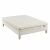 Ensemble Matelas Mousse Recyclée, Sommier Et Pieds Aube 400 - SOMEO 2 Ensemble Matelas Mousse Recyclée, Sommier Et Pieds Aube 400 - SOMEO -Doublures De Lit Soldes 2024 ensemble aube 400 140x 3 4 fond blanc
