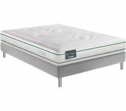 Ensemble Dunlopillo 100% Latex Naturel 7 Zones 22cm HORTENSE, Matelas, Sommier, Pieds