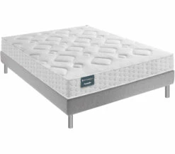 Ensemble Dunlopillo Couchage Latex Aérial® 24 Cm LILAS, Matelas, Sommier, Pieds