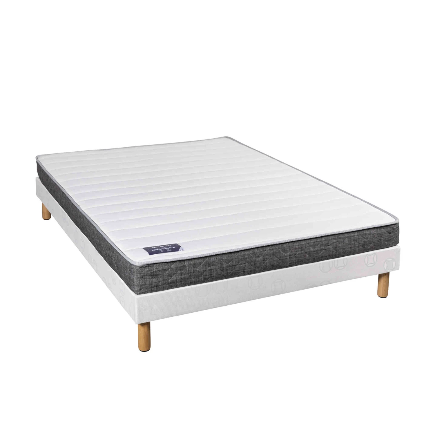 Ensemble Matelas Latex Abondance + Sommier + Pieds 3 Ensemble Matelas Latex Abondance + Sommier + Pieds