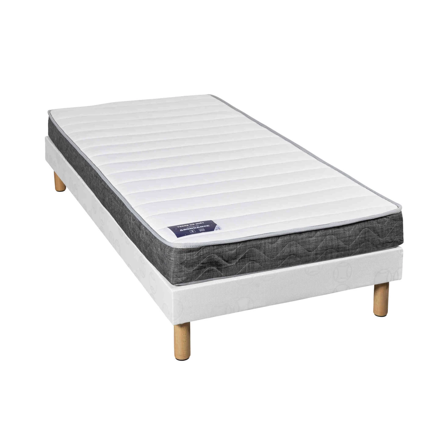 Ensemble Matelas Latex Abondance + Sommier + Pieds 4 Ensemble Matelas Latex Abondance + Sommier + Pieds – Image 2