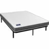 Ensemble Matelas Couchage Latex Aisance + Cadre à Lattes 2 Ensemble Matelas Couchage Latex Aisance + Cadre à Lattes -Doublures De Lit Soldes 2024 ensemble matelas couchage latex aisance cadre lattes 140x190