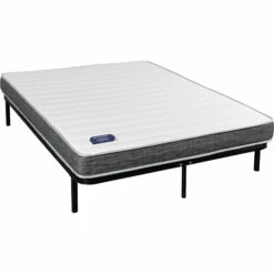 Ensemble Matelas Couchage Latex Aisance + Cadre à Lattes