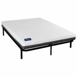 Ensemble Matelas Mousse Tranquillité + Cadre à Lattes