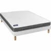 Ensemble Matelas à Ressorts Ensachés Embellie + Sommier + Pieds 1 Ensemble Matelas à Ressorts Ensachés Embellie + Sommier + Pieds -Doublures De Lit Soldes 2024 ensemble matelas ressorts ensach s embellie sommier pieds 140x190 fond blanc