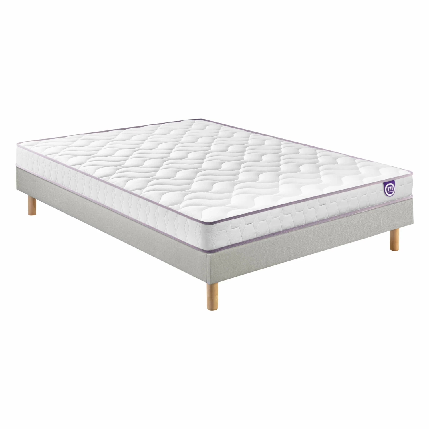 Ensemble Merinos Matelas Junior Mousse Clear, Sommier En Kit Déco Et Pieds 3 Ensemble Merinos Matelas Junior Mousse Clear, Sommier En Kit Déco Et Pieds