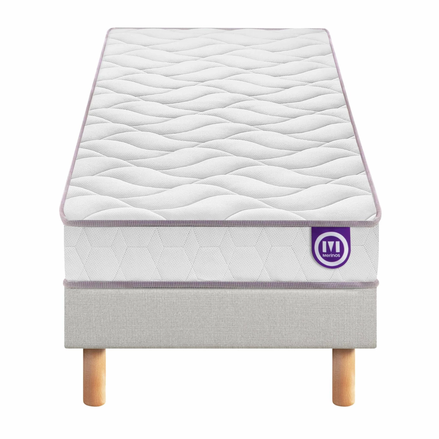 Ensemble Merinos Matelas Junior Mousse Clear, Sommier En Kit Déco Et Pieds 11 Ensemble Merinos Matelas Junior Mousse Clear, Sommier En Kit Déco Et Pieds – Image 9