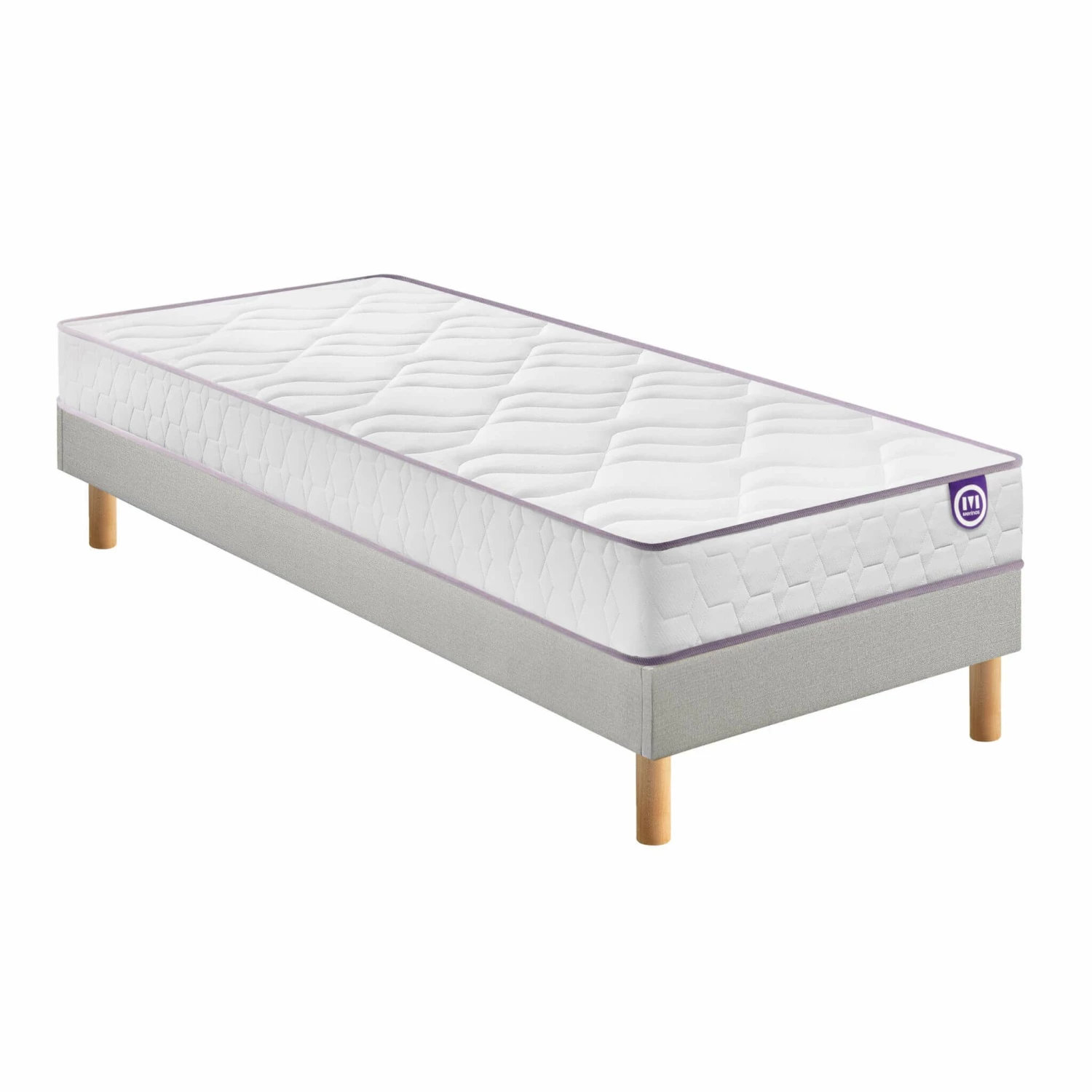 Ensemble Merinos Matelas Mousse Wise, Sommier En Kit Déco Et Pieds 10 Ensemble Merinos Matelas Mousse Wise, Sommier En Kit Déco Et Pieds – Image 8