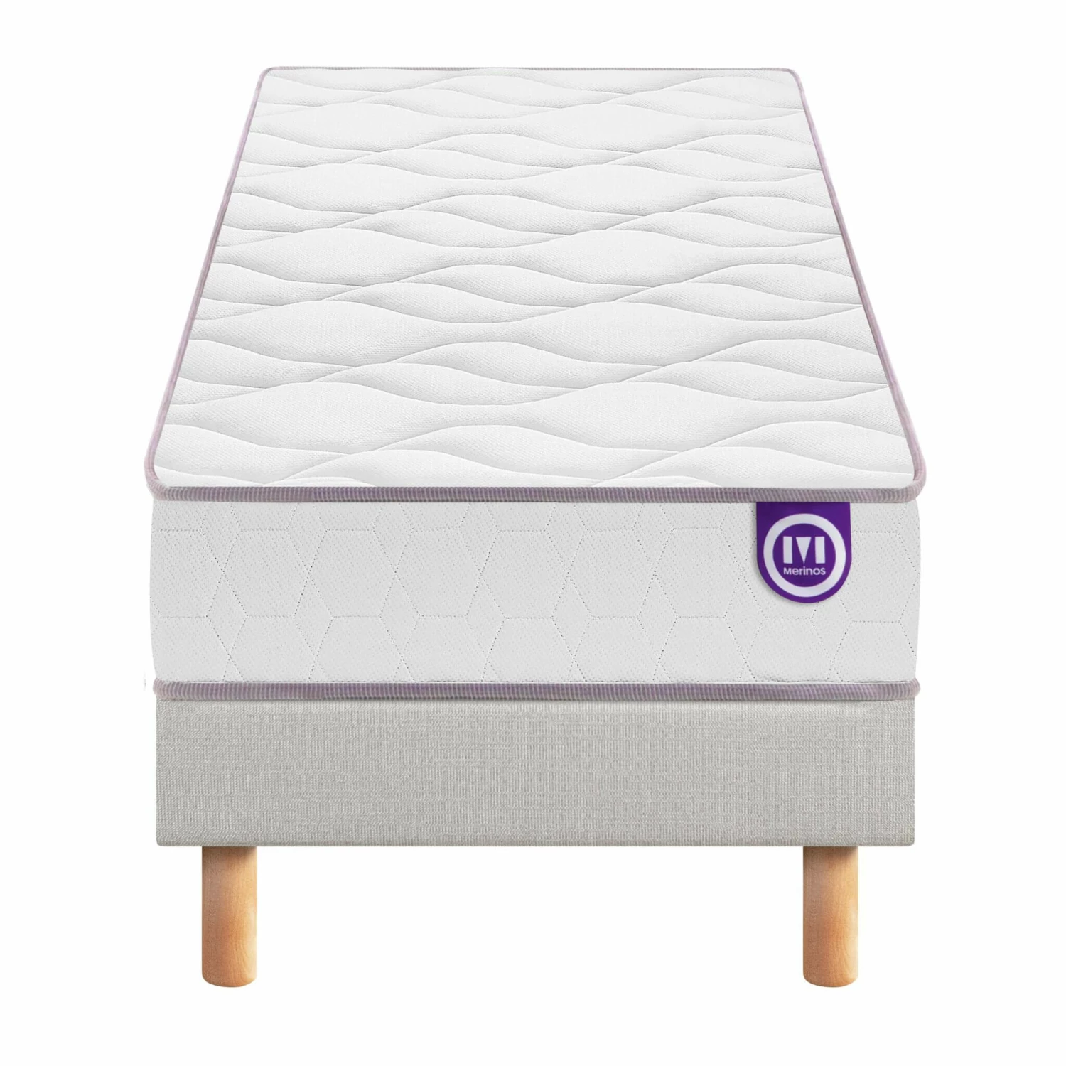 Ensemble Merinos Matelas Mousse Wise, Sommier En Kit Déco Et Pieds 12 Ensemble Merinos Matelas Mousse Wise, Sommier En Kit Déco Et Pieds – Image 10