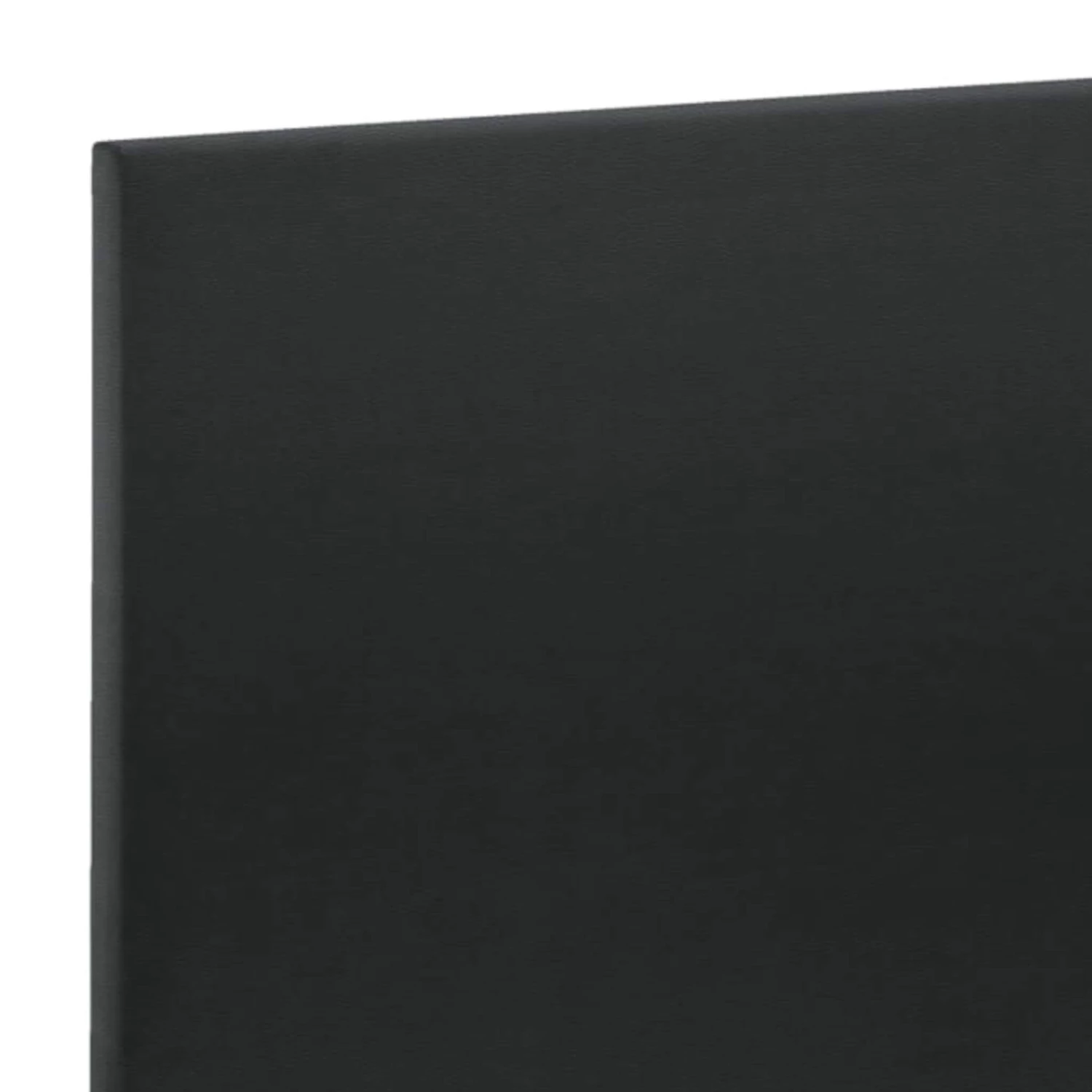 Tête De Lit Déco Etna Simili Cuir Noir - Bultex 4 Tête De Lit Déco Etna Simili Cuir Noir - Bultex – Image 2