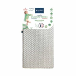 Candide Matelas Bébé Déhoussable EVOLUTIF FRESH