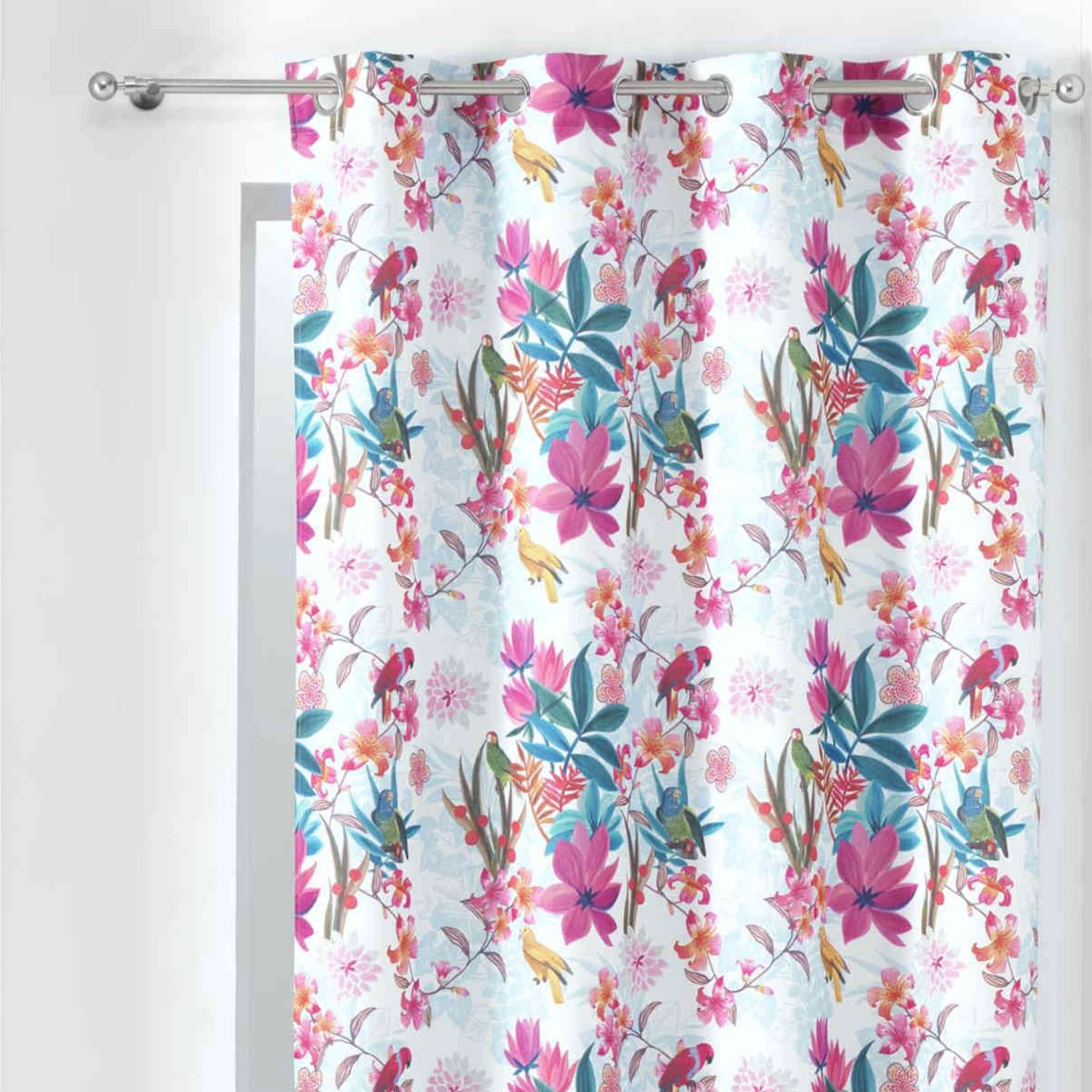 Rideau à œillets Exotic Paradise 140x260 Cm 3 Rideau à œillets Exotic Paradise 140x260 Cm