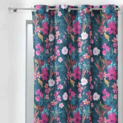 Rideau à œillets Exotic Paradise 140x260 Cm 8 Rideau à œillets Exotic Paradise 140x260 Cm -Doublures De Lit Soldes 2024 exotic paradise bleu