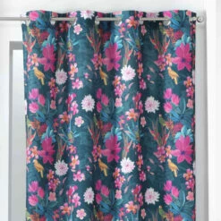 Rideau à œillets Exotic Paradise 140x260 Cm 9 Rideau à œillets Exotic Paradise 140x260 Cm -Doublures De Lit Soldes 2024 exotic paradise bleu zoom