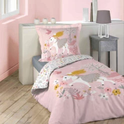 Parure De Lit Enfant Fée Des Bois 140x200