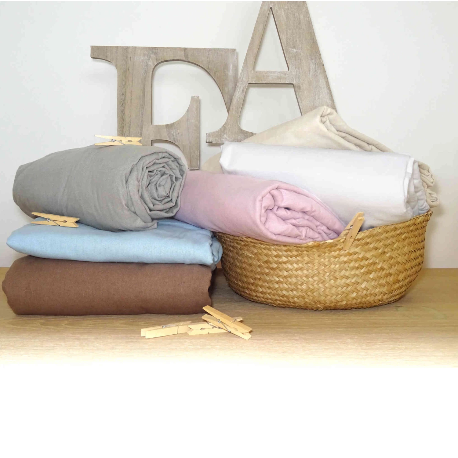 Drap Housse Flanelle Blanc Bonnet 30 Cm - Tradilinge 4 Drap Housse Flanelle Blanc Bonnet 30 Cm - Tradilinge – Image 2