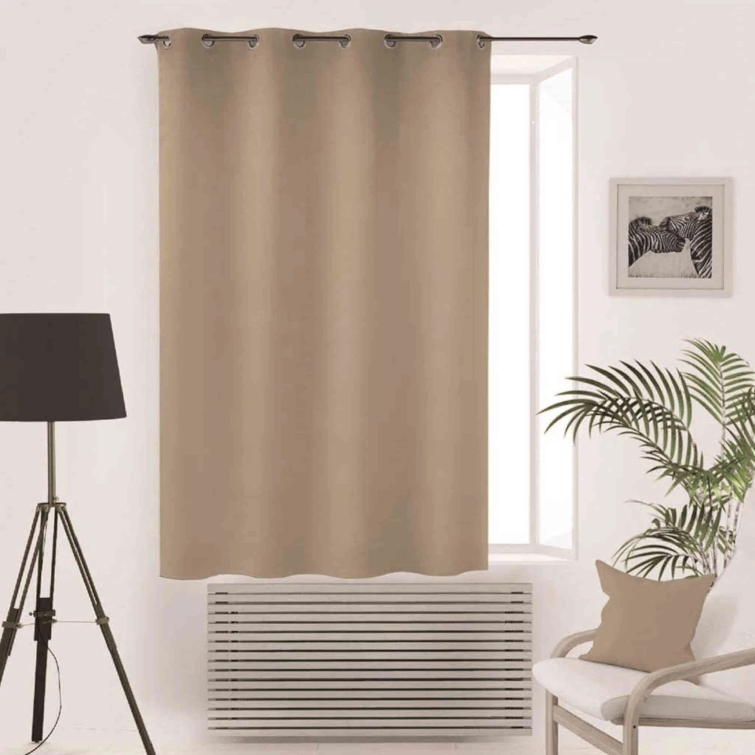 Rideau Occultant à œillets Flash Naturel 4 Rideau Occultant à œillets Flash Naturel – Image 2