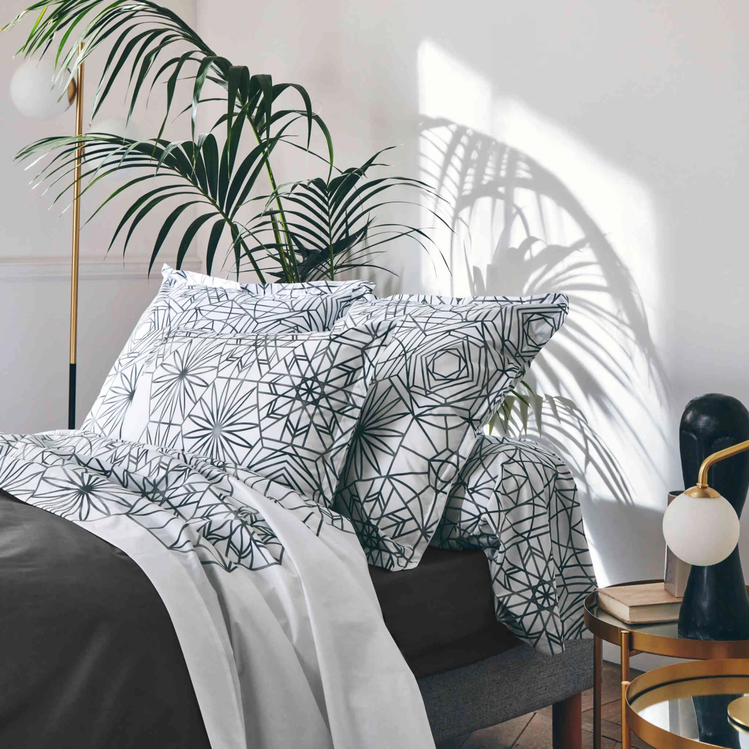 Parure De Lit Percale Gabrielle Jais - Tradilinge 4 Parure De Lit Percale Gabrielle Jais - Tradilinge – Image 2