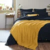 Plaid Gaze De Coton à Franges Jaune Safran 2 Plaid Gaze De Coton à Franges Jaune Safran -Doublures De Lit Soldes 2024 gaia jaune amb 1 plaid