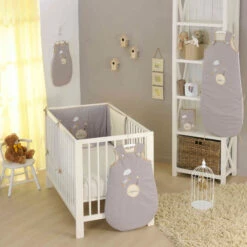 Gigoteuse Bébé 4 Saisons Coton Bio Chouette -Doublures De Lit Soldes 2024 gigoteuse b b coton bio chouette 1