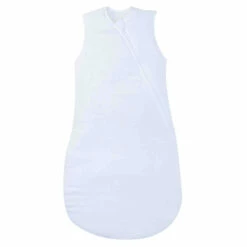 Gigoteuse Bébé Hiver Double Gaze De Coton Bio 6/24 Mois -Doublures De Lit Soldes 2024 gigoteuse blanche fond blanc 2