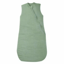 Gigoteuse Bébé été Double Gaze De Coton Bio 6/24 Mois -Doublures De Lit Soldes 2024 gigoteuse vert emeraude fond blanc 3