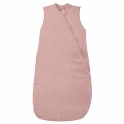 Gigoteuse Bébé Hiver Double Gaze De Coton Bio 6/24 Mois -Doublures De Lit Soldes 2024 gigoteuse vieux rose fond blanc