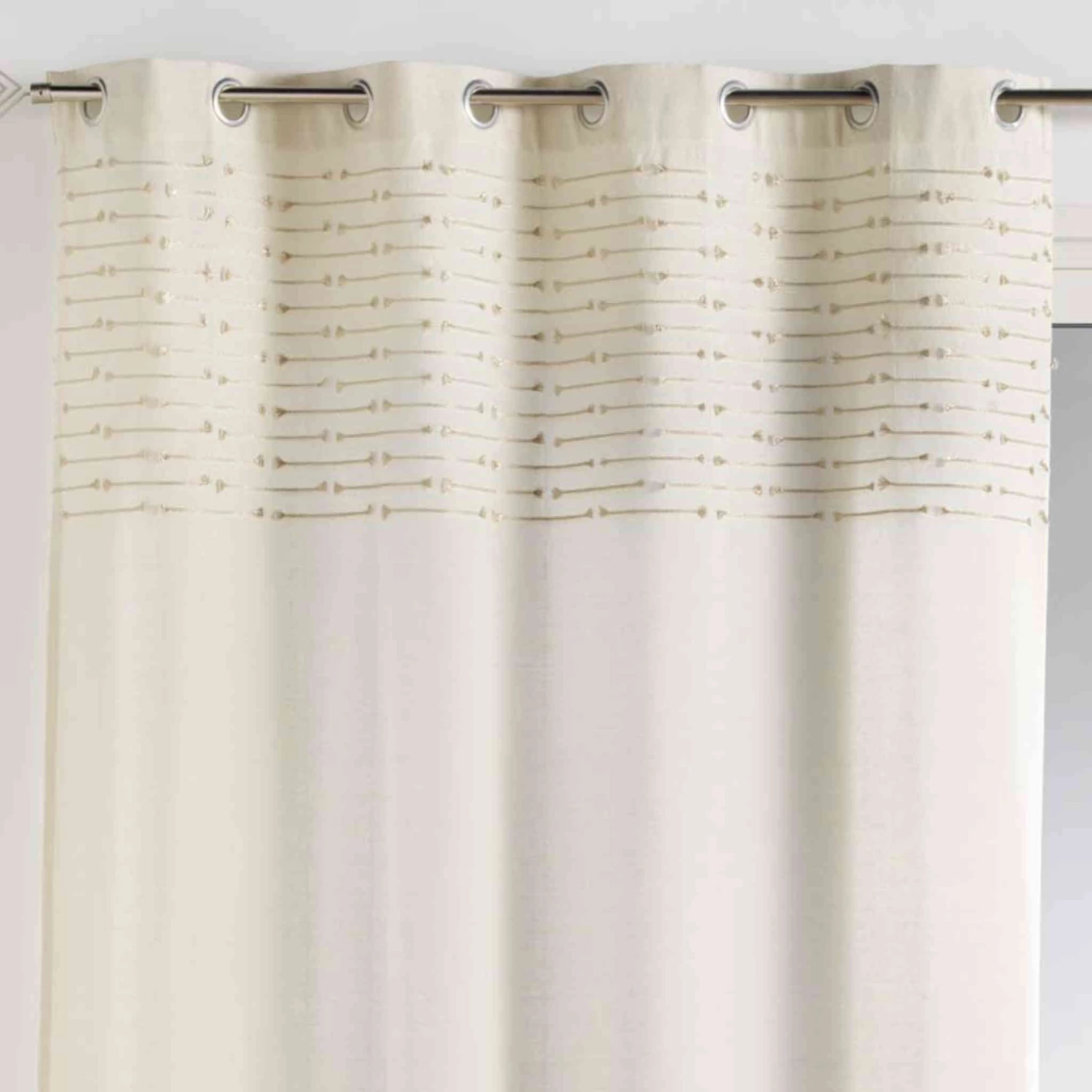 Rideau à œillets Golden Sunset 140x240 Cm 4 Rideau à œillets Golden Sunset 140x240 Cm – Image 2