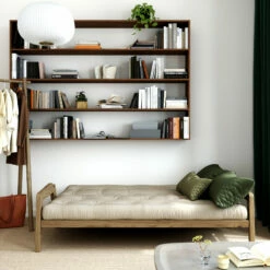 Banquette Ajustable GRAB En Pin Massif Foncé Avec Matelas Futon 130x190 21 Banquette Ajustable GRAB En Pin Massif Foncé Avec Matelas Futon 130x190 -Doublures De Lit Soldes 2024 grab fonc allong ambiance