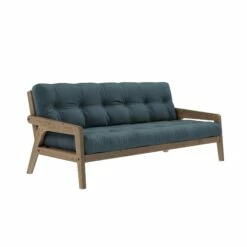 Banquette Ajustable GRAB En Pin Massif Foncé Avec Matelas Futon 130x190 25 Banquette Ajustable GRAB En Pin Massif Foncé Avec Matelas Futon 130x190 -Doublures De Lit Soldes 2024 grab fonc bleu p trole profil fond blanc