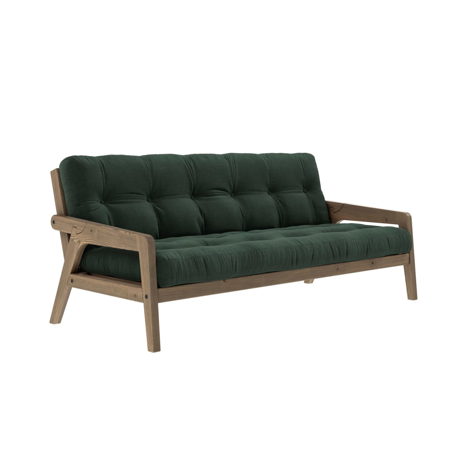 Banquette Ajustable GRAB En Pin Massif Foncé Avec Matelas Futon 130x190 18 Banquette Ajustable GRAB En Pin Massif Foncé Avec Matelas Futon 130x190 – Image 16