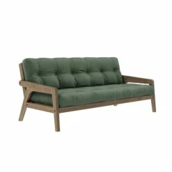 Banquette Ajustable GRAB En Pin Massif Foncé Avec Matelas Futon 130x190 35 Banquette Ajustable GRAB En Pin Massif Foncé Avec Matelas Futon 130x190 -Doublures De Lit Soldes 2024 grab fonc vert olive profil fond blanc